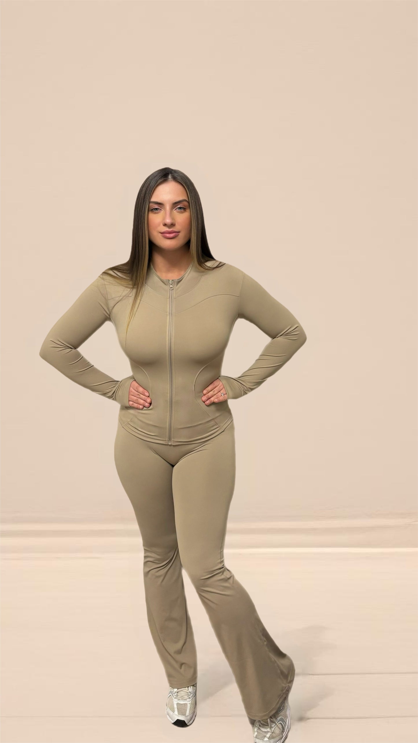 Ensemble de sport beige