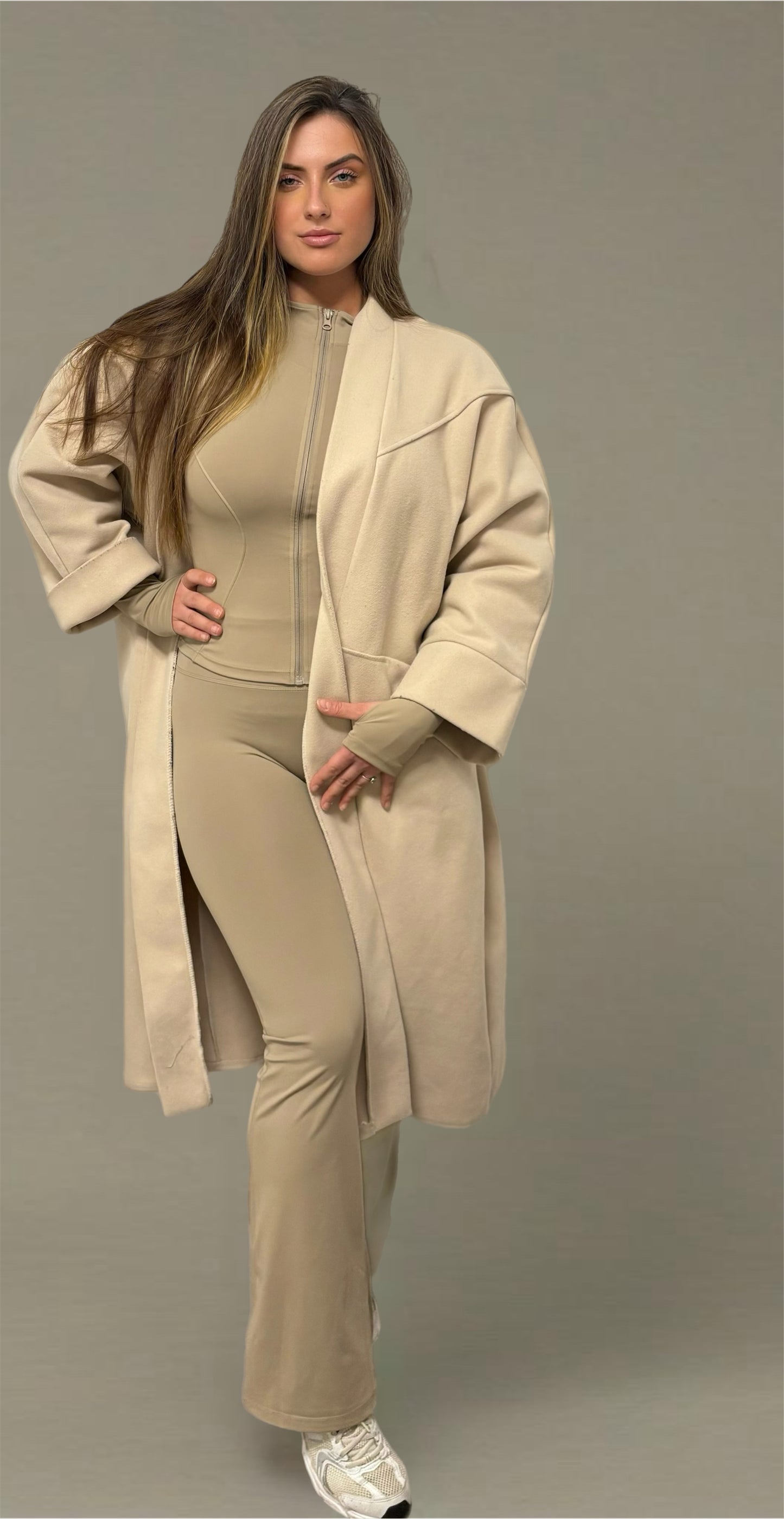 Ensemble de sport beige
