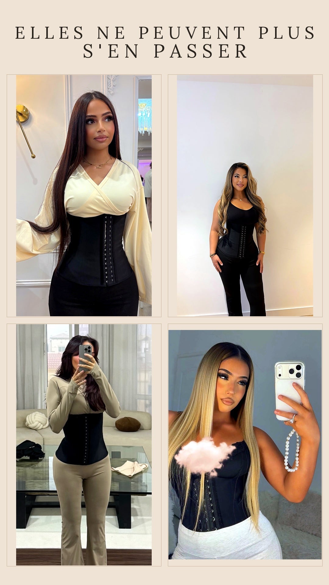 Corset 100% Latex Colombien — Gainant & Sculptant