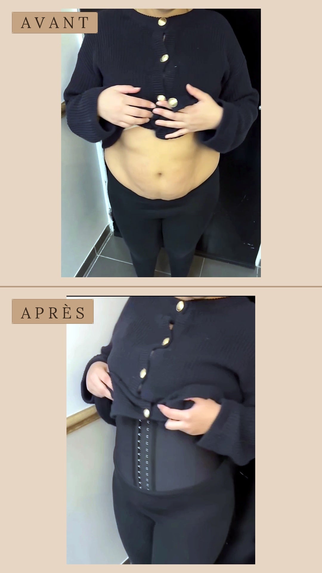 Corset 100% Latex Colombien — Gainant & Sculptant