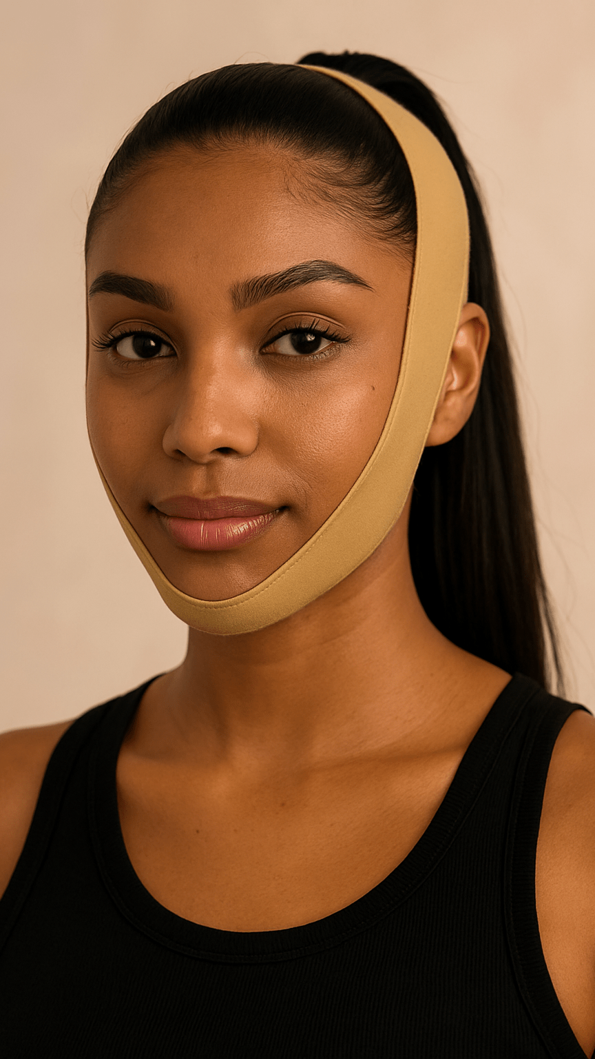 Gaine Jawline Glowinup — Redessinez votre mâchoire