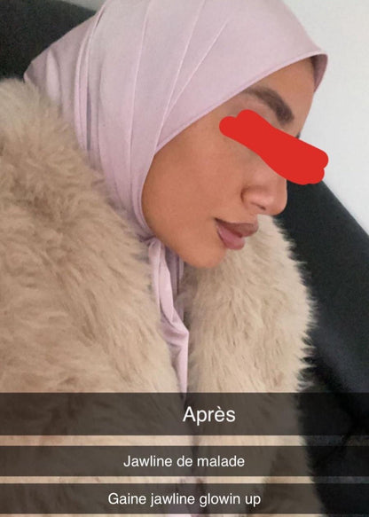Gaine Jawline Glowinup — Redessinez votre mâchoire